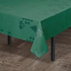 Juna Damask Dug Natale 150x370 Cm Grøn