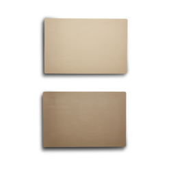 Dacore Dækkeserviet Vendbar Beige/taupe Læderlook