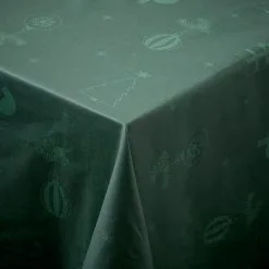 Nordisk Tekstil Dug Juletid Grøn 140 X 270 Cm