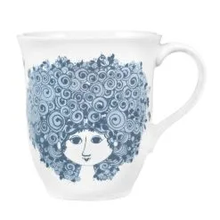 Bjørn Wiinblad Krus Rosalinda Støvet Blå 35 Cl