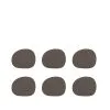 Aida RAW Buffalo Recycled Coaster Clay 6 Stk. -Tallerkener butik 5709554147340