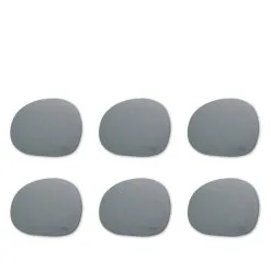 Aida RAW Coaster Glasbrik Silikone Grå 6 Stk.