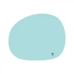 Aida RAW Dækkeserviet Organic Mint Blue