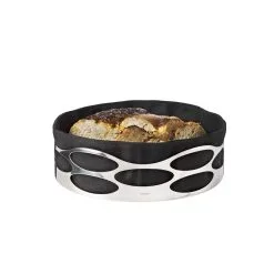 Stelton Embrace Brødkurv Ø23 Cm Sort Brødpose