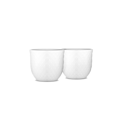 Lyngby Porcelæns Fabrikken Lyngby Porcelæn Rhombe Æggebæger 2 Stk.