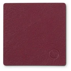 Noort Square Glasbrik 10x10 Cm Wine Red