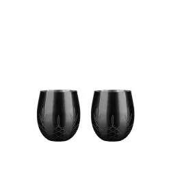 Frederik Bagger Crispy Shine Dark Goblet Glas 2 Stk.