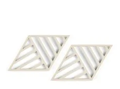 Hjem & Bord Zone Rhombus Lines Bordskåner 2 Stk. Birk