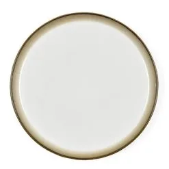 Bitz Gastro Flad Tallerken 21 Cm Grå/ Creme