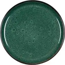 Bitz Gastro Frokosttallerken Ø21 Sort/grøn