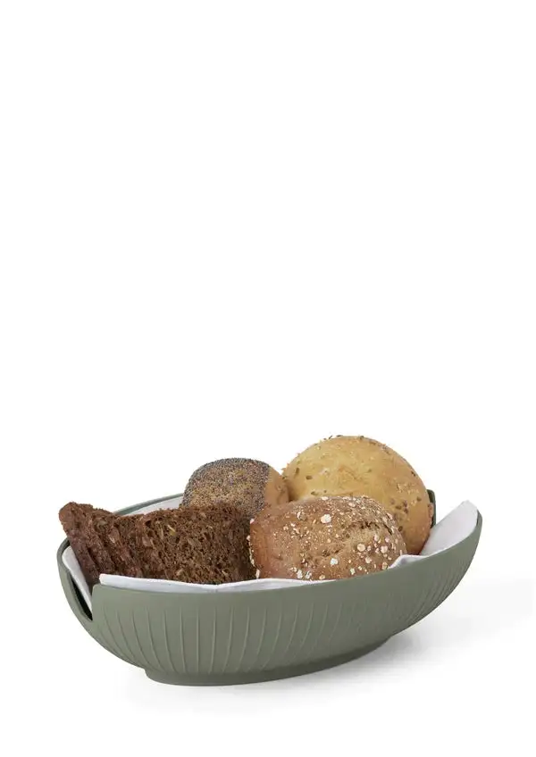 Kähler Hammershøi Brødkurv 29,5x20 Grøn 4 Kähler Hammershøi Brødkurv 29,5x20 Grøn - Billede 2