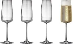 Lyngby Glas Zero Champagneglas 4 Stk 30 Cl